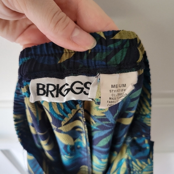 Vintage High Waist Maxi Skirt Floral Tropical Blue Green - Picture 6 of 8